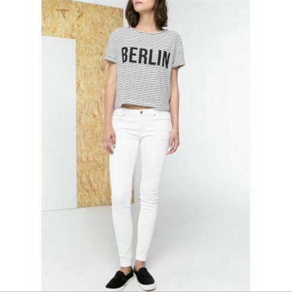 Mango Denim - Mango White Jeans